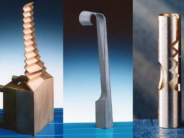 Exemple de pièces réalisées en usinage et micro-usinage électroérosion à fil